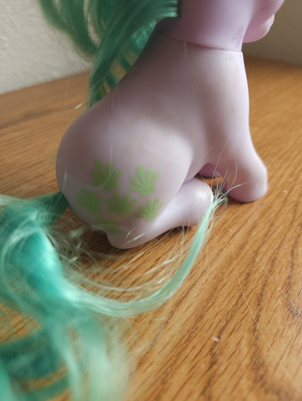 Vintage My Little Pony G1 Seashell Sitting 1983 Purple Green Faded Hair - Picture 11 of 14